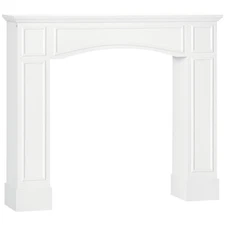 Modern Fireplace Mantel, Surround Mantels for Fireplace with Pattern