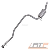 MittelschalldÄMpfer SchalldÄMpfer FÜR Mazda 121 3 Jasm Jbsm 1.25 1.3 BJ 96-00