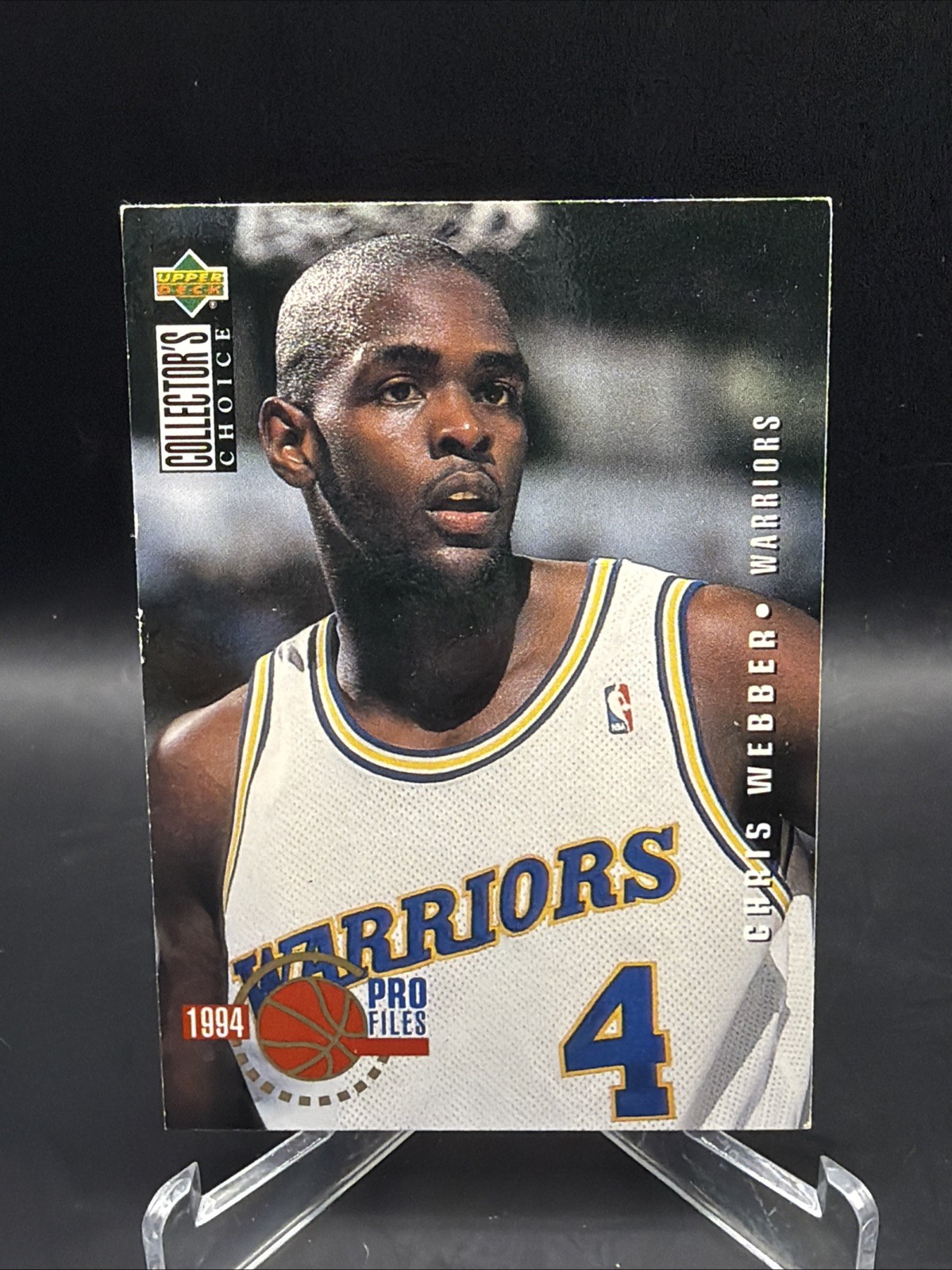 Chris Webber 1994-95 Upper Deck Collector's Choice Pro Files #200 HOF Warriors