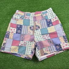 Vintage 90's Action West Patchwork Women's Shorts Size 16 Made in USA