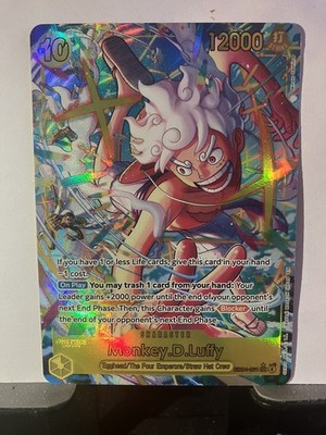 One Piece TCG Monkey D. Luffy EB04-061 SEC Alt Art – OP15 – NM | eBay