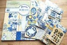 Bo Bunny "Genevieve" Paper and Embellishment Lot