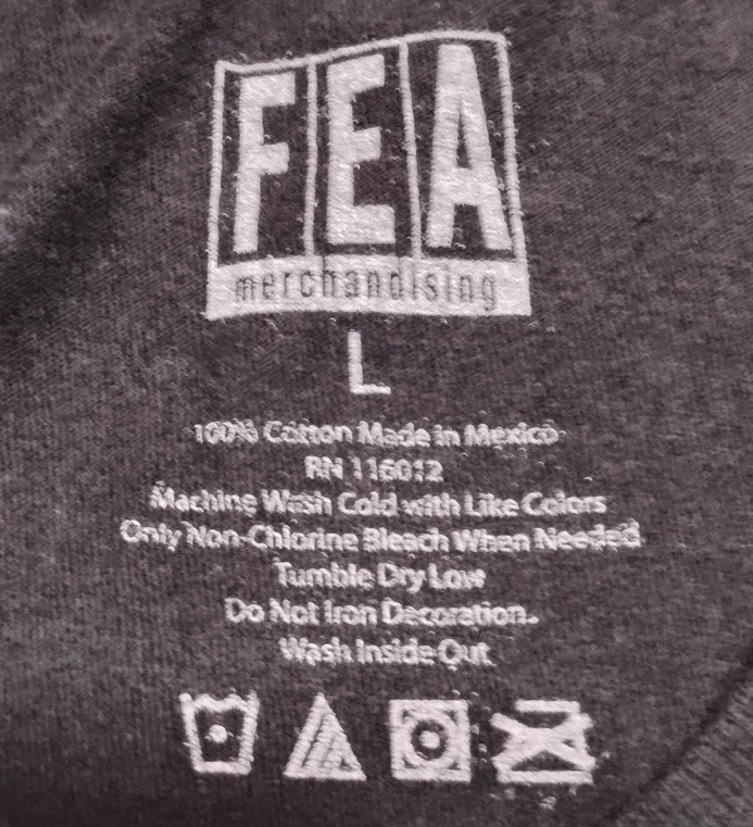 WuTang Forever Crewneck Graphic Tshirt Mens L Good Pre-Loved Cond - Image 3 of 3