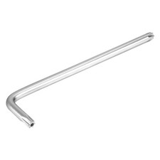 Largo a prueba de manipulaciones Torx Star Key Bit Wrench Forma L niquelado T27