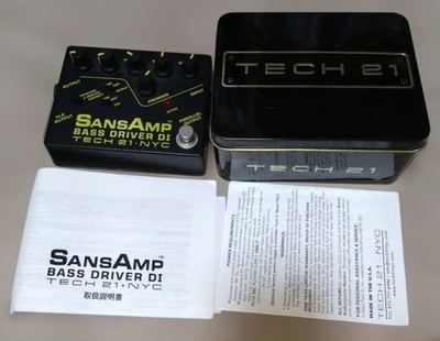 TECH21 SANSAMP BASS DRIVER DI Effect Pedal