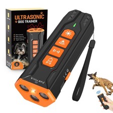 2025 Dog Bark Deterrent Device Rechargeable Ultrasonic Anti-Barking Trainer ...