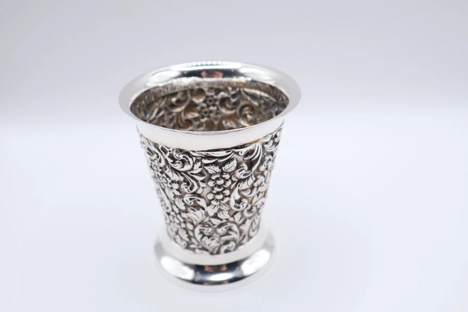Антикварная серебряная чашка-стакан с клеймом Birmingham 1903 - Изображение 4 из 4