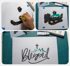 16PCS Christian Faith Stencils with Quotes and Bible Verses, Inspirational Wo...