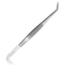 Aquarium Pinzette mit feiner Spitze und gebogenem Ende  20 cm lang