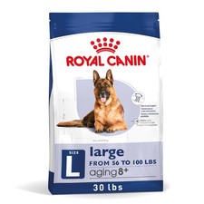 Royal Canin Size Health Nutrition Large Aging 8+ Senior Dry Dog Food, 30 lb ... 5.36 per pound