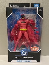 McFarlane DC Multiverse BATMAN  Pink Suit  Figure Red Platinum Chase Edition