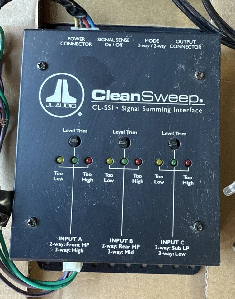 Jl Audio Clean Sweep Set CL-SSI & CL441DSP With Remote & Calibration Disc - Image 2 of 4