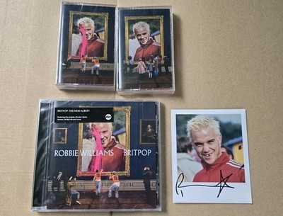 Robbie WIlliams BRITPOP CD Bundle mit Autogramm! NEU OVP