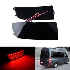 Paar Schwarz&nbsp;Linse LED Sto&szlig;stange R&uuml;cklicht f&uuml;r Mercedes Sprinter 906 ab 06/2006