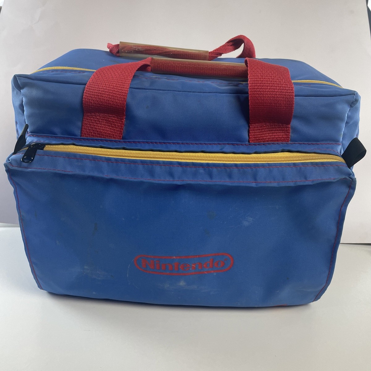 Nintendo NES Z-Bag Blue Travel Bag Vintage 1988 Console Carrying