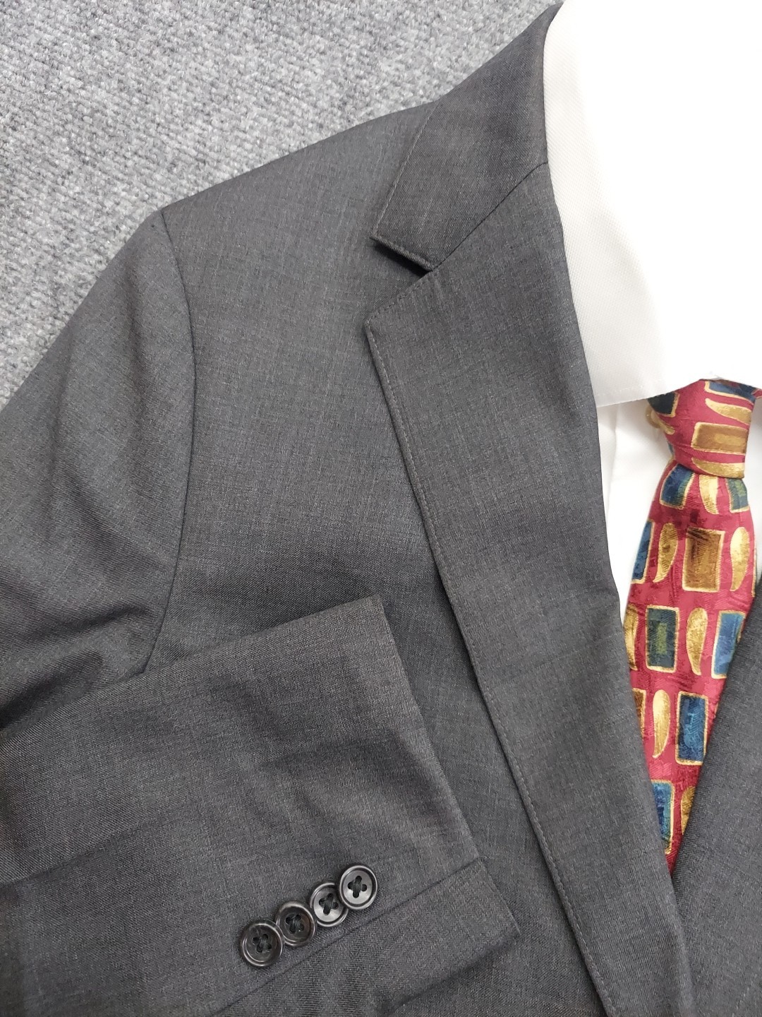 Bonobos Blazer Jacket Men 40 Regular Gray Charcoa… - image 1