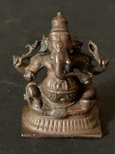 Indien Ganesha  Indian Hindu Bronze Asia Buddha Nepal Krishna Shiva