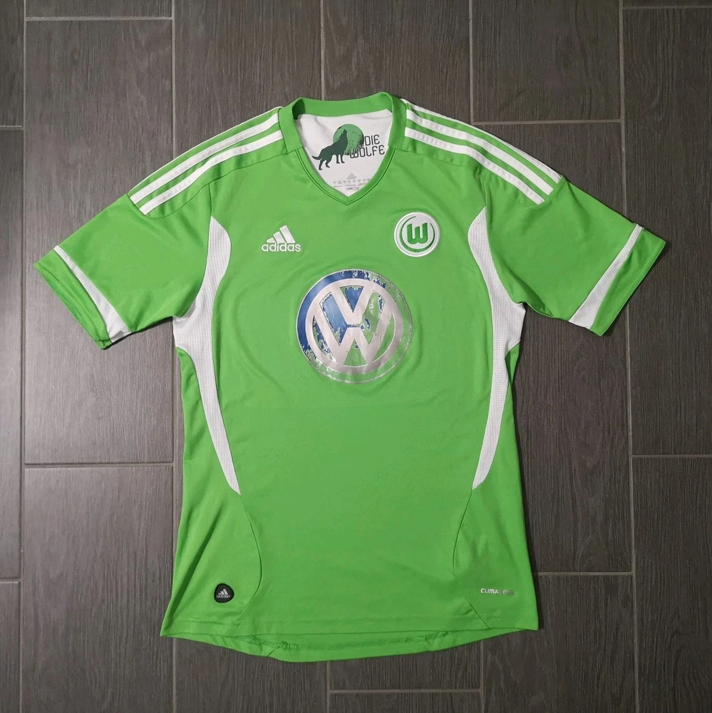 Vintage Retro 2011/12 VfL Wolfsburg Heim Trikot Größe: S Fußball Adidas Fans