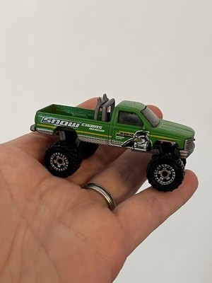 Vintage Matchbox 1993 Chevy K 1500 Pick Up Truck selten Black Ice Auto Service alt