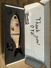 Throwback Baits Metro Glide 💜🤎“PB&J” 💜🤎7” 2oz Swimbait