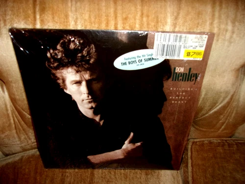 Don Henley Building The Beast LP Boys Of Summer The Eagles SHRINK  EX