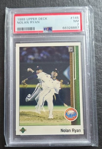 1989 Upper Deck - Nolan Ryan #145  Houston Astros   PSA 7  CC307