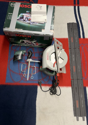 Bosch 0603502000 DIY PKS 66 AF Elektro-Handkreissäge mit Führungsschiene