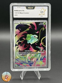 Bulbizarre AR 133/132 PCA 9 5 ME1 Mega EvolutionCarte Gradée Pokémon FR