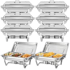 Chafing Dish Buffet Set Stainless Steel 8 QT Chafing Dishes for Buffet for Party