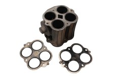 Auspuff Sammler Klappensteuerung Abgassteuerklappe Honda CBR 900 RR SC50 02-03