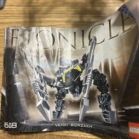 LEGO BIONICLE: Rorzakh (8618) With Manual And Cannister - No Disk