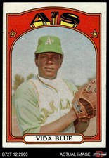 1972 Topps #169 Vida Blue Athletics 4 - VG/EX