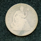 1864-S Liberty Seated Silver Half Dollar 50c -  AG Scratched