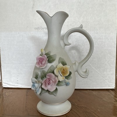 Vintage Lefton 3D Roses Enterprise Exclusive Vase