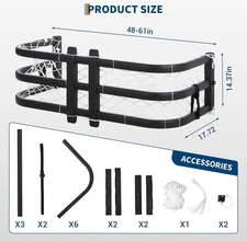 GRAVEE Truck Bed Extender Retractable 48-72" Adjustable for Ford F150 F250 F350