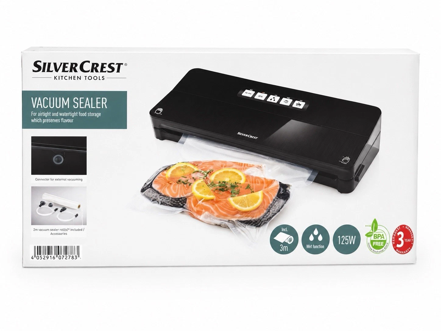 SilverCrest Vacuum Sealer 125W – New