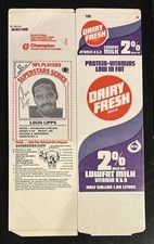 Louis Lipps Steelers 1986 Dairy Fresh NFL Players Series Milk Carton Unfolded #7