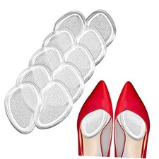 Metatarsal Pads for Women, Ball of Foot Cushions, 10PCS Clear Gel Forefoot