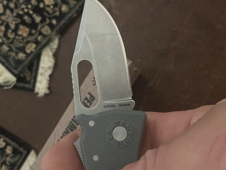 Demko Nano 10A Gris G10 Escalas Aus-10A Hoja Acero - Herramienta de Corte/Bolsillo Perfecto Foto 2 de 4