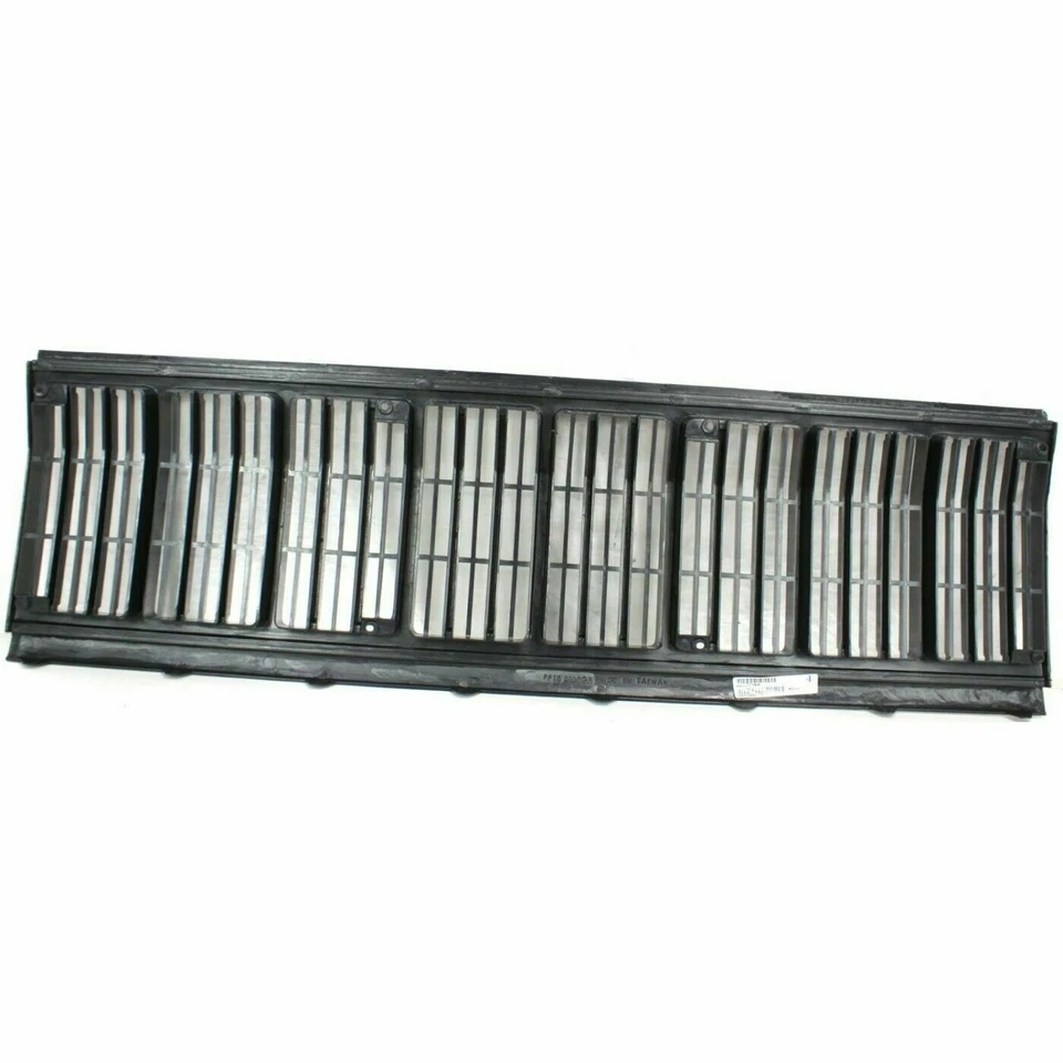 New For 1991-1996 Jeep Cherokee Front Grille Black Headlight Door Bezel Set 3pcs - Image 2 of 4