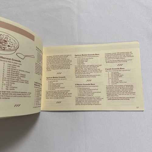Harvest Maid Natural Snack Dehydrator Recipe Book Fruit Roll Ups Candy Beef Jerk - Picture 7 of 13