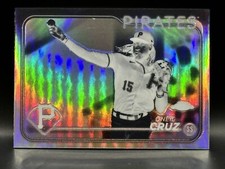 2024 Topps Chrome Oneil Cruz Negative Refractor Pittsburgh Pirates