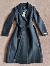 Ted Baker Ladies Chelsyy Buttoned Boiled Woo, Wrap Coat New Size 2 UK 10 RP �329