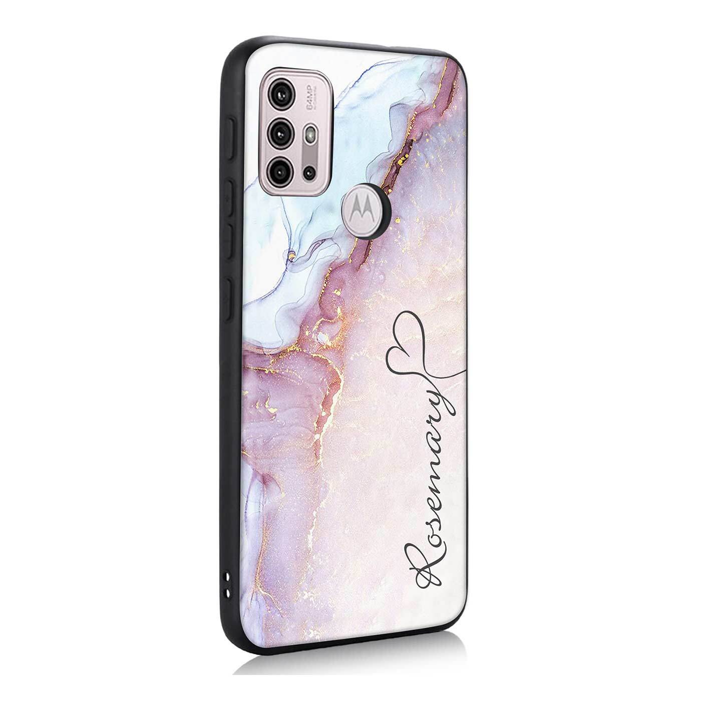 Custodia Per Motorola Moto G85 Con Supporto Ad Anello, Design In Marmo - Foto 9