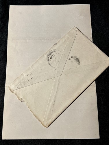 Carta a la esposa ELLEN de la Guerra Civil 2do Lt 1886-1926 Daniel Hayford 1885 - Imagen 11 de 11