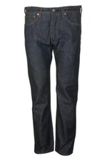 Levis Mens 501 Original Shrink to Fit Denim Button Fly Classic Rise Jeans