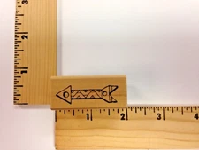 Great American Stamp Store - Two Hole Arrow Rubber Stamp - NEW