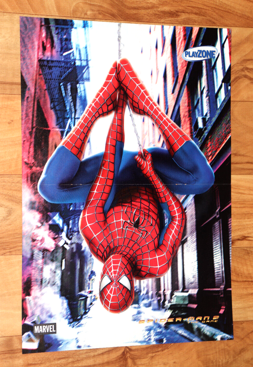 【非売品】スパイダーマン2 THE GAME PS2 販促ポスターB2 Spider-Man 2 The Game GameCube PS2 Xbox Rare Small Poster 30x42cm