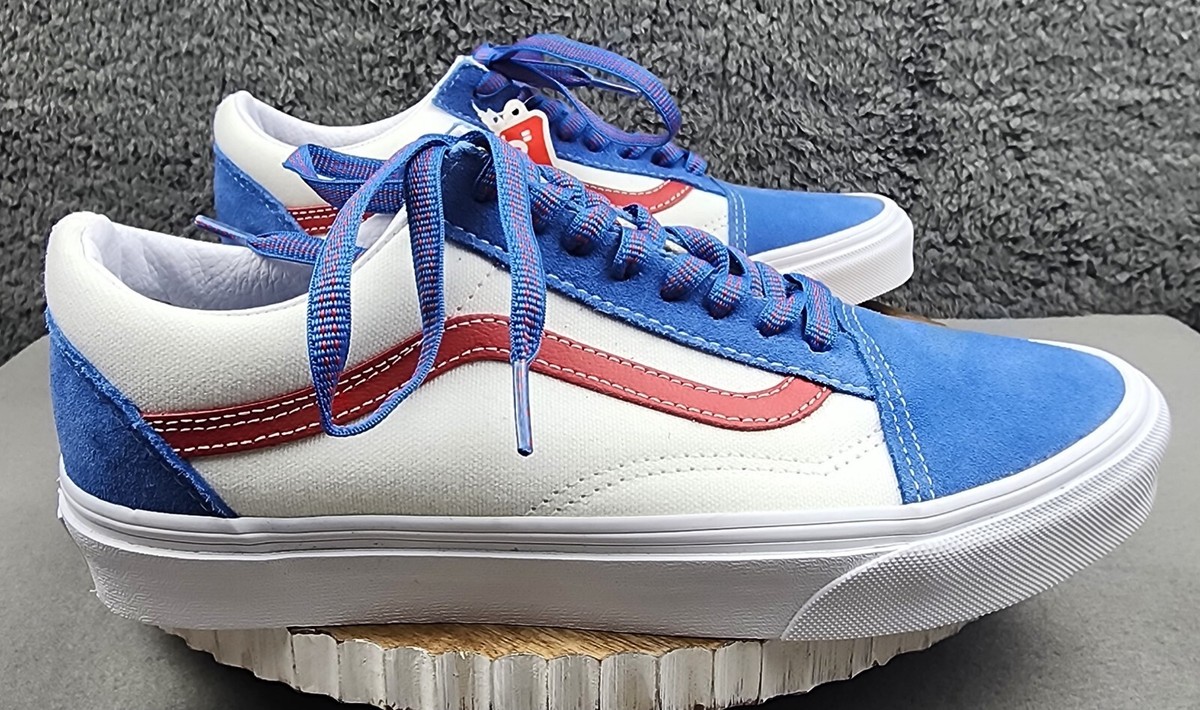 Vans Old Skool Sport Pop Skate Shoes Men’s 6 Women’s 7.5 Vallarta Blue White Red Unisex M7.5/W9 Vans Old Skool Sport Pop Vallarta Blue/Red  main image 3