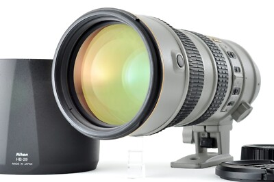Nikon AF-S VR Zoom Nikkor ED 70-200mm f/2.8G Lens Light Gray